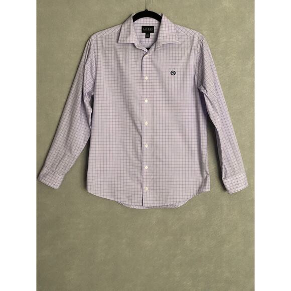 Lauren Ralph Lauren Men's Size 18 Black Label Long Sleeve Button Up Purple - Picture 1 of 7